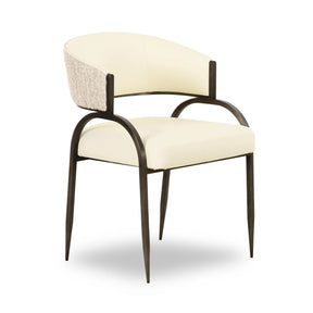 Tatum Vegan Leather 2-Tone Dining Chair by TOV Furniture at Eve Furniture