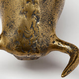 Tauro I 9L x 4W Gold Cast Aluminum Raging Bull by Mercana at Eve Furniture