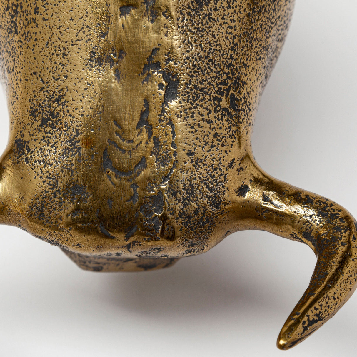 Tauro I Gold Cast Aluminum Raging Bull by Mercana at Eve Furniture