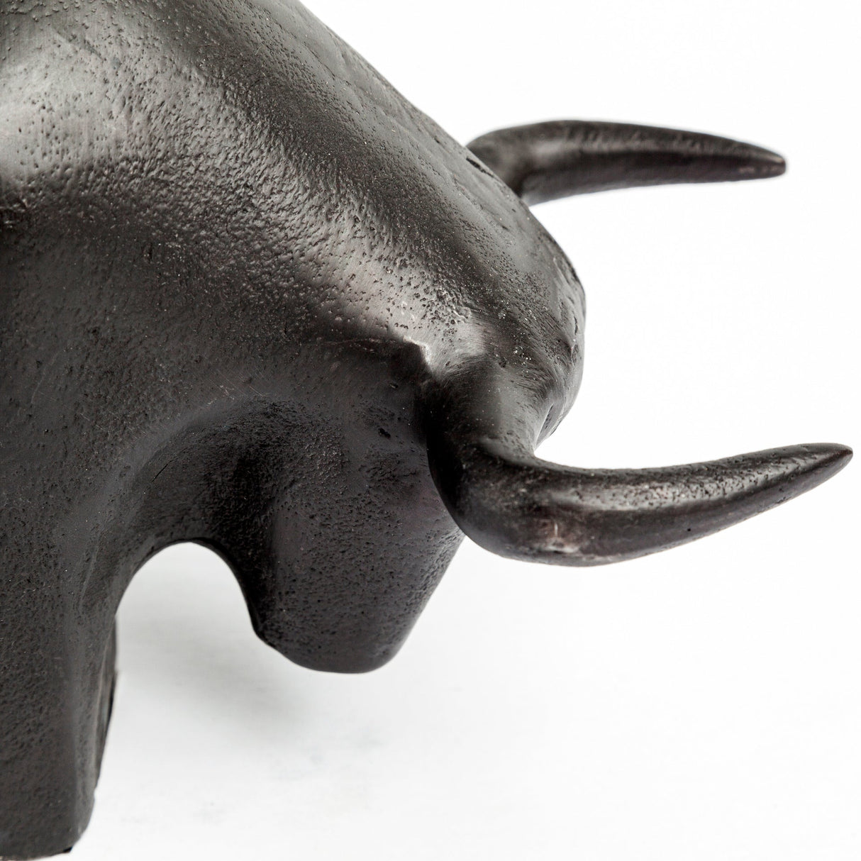 Tauro II Black Cast Aluminum Raging Bull by Mercana at Eve Furniture
