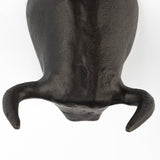 Tauro IV (Set of 2) Black Cast Aluminum Raging Bull Wall Decor by Mercana at Eve Furniture