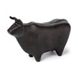 Taurus II Black Cast Aluminum Bull Decorative Object by Mercana at Eve Furniture