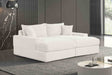Tavedestrand White Double Chaise Sofa by Furniture of America at Eve Furniture