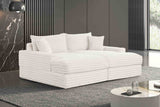 Tavedestrand White Double Chaise Sofa by Furniture of America at Eve Furniture