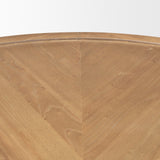 Tavi Medium Brown Round Coffee Table by Mercana at Eve Furniture