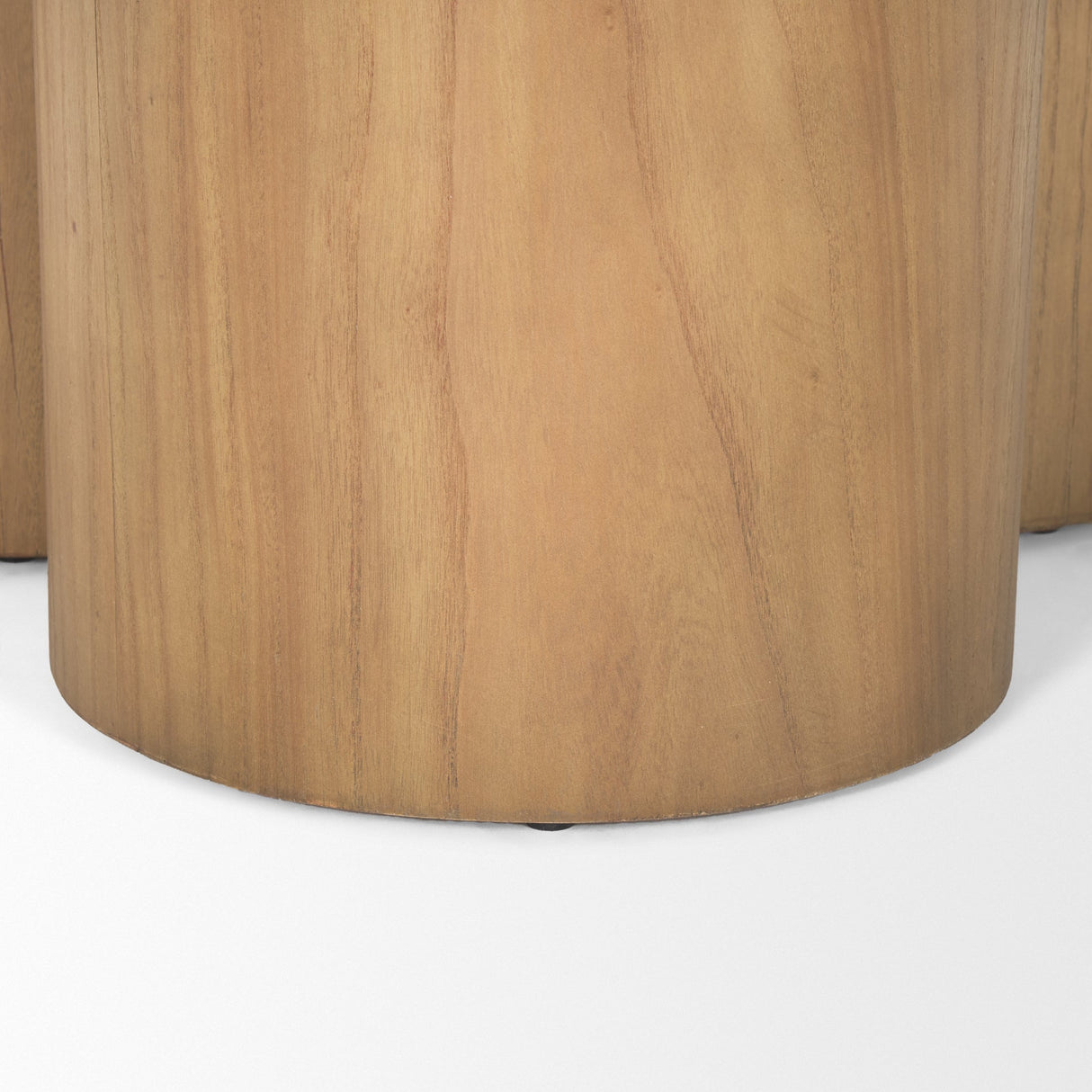 Tavi Medium Brown Round Coffee Table by Mercana at Eve Furniture