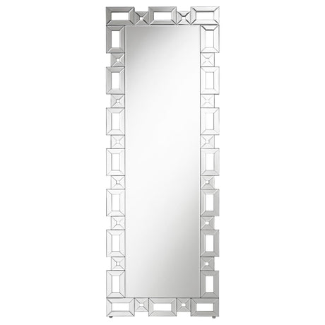 Tavin Geometric Frame Cheval Mirror by Coaster at Eve Furniture