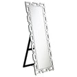 Tavin Geometric Frame Cheval Mirror by Coaster at Eve Furniture