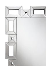 Tavin Geometric Frame Cheval Mirror by Coaster at Eve Furniture