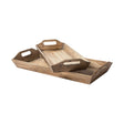Tawny (Set of 2) Natural Wooden Trays by Mercana at Eve Furniture