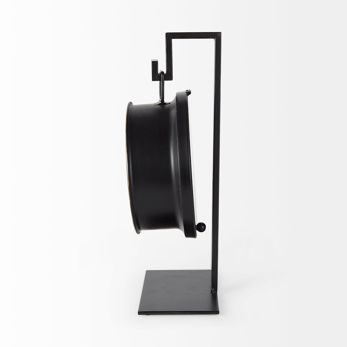 Taxz Metallic Brown Metal Hanging Table Clock by Mercana at Eve Furniture