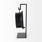 Taxz Metallic Brown Metal Hanging Table Clock by Mercana at Eve Furniture