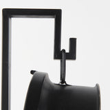 Taxz Metallic Brown Metal Hanging Table Clock by Mercana at Eve Furniture