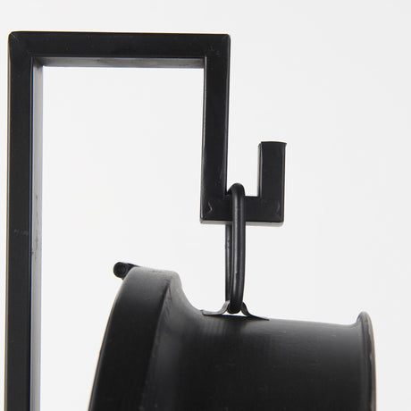 Taxz Metallic Brown Metal Hanging Table Clock by Mercana at Eve Furniture