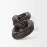 Tayla Large Black-Brown Wood Chain Link by Mercana at Eve Furniture