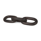 Tayla Large Black-Brown Wood Chain Link by Mercana at Eve Furniture