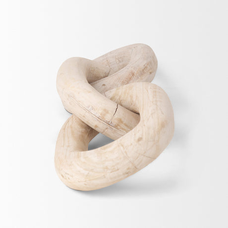 Tayla Large Blonde Wood Chain Link by Mercana at Eve Furniture