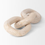 Tayla Large Blonde Wood Chain Link by Mercana at Eve Furniture