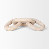 Tayla Large Blonde Wood Chain Link by Mercana at Eve Furniture