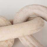 Tayla Large Blonde Wood Chain Link by Mercana at Eve Furniture