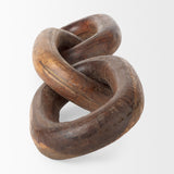 Tayla Large Medium Brown Wood Chain Link by Mercana at Eve Furniture