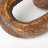 Tayla Large Medium Brown Wood Chain Link by Mercana at Eve Furniture