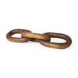 Tayla Large Medium Brown Wood Chain Link by Mercana at Eve Furniture