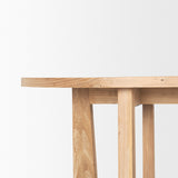 Taylin Light Brown Solid Wood Desk by Mercana at Eve Furniture