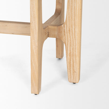 Taylin Light Brown Solid Wood Desk by Mercana at Eve Furniture