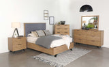 Taylor Light Honey Brown 7-Drawer Rectangular Dresser