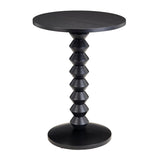 Taylor Black Accent Table by Crestview at Eve Furniture
