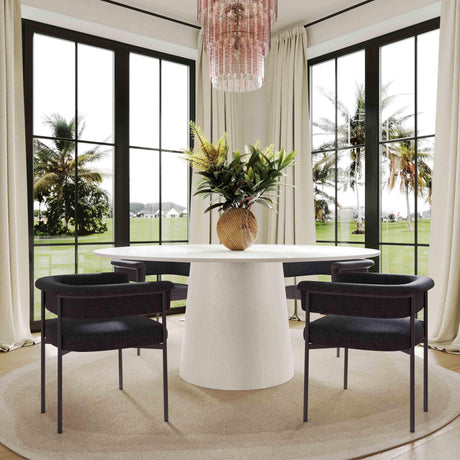Taylor Performance Linen Dining Chair by TOV Furniture at Eve Furniture