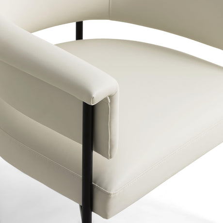 Taylor Performance Vegan Leather Dining Chair by TOV Furniture at Eve Furniture