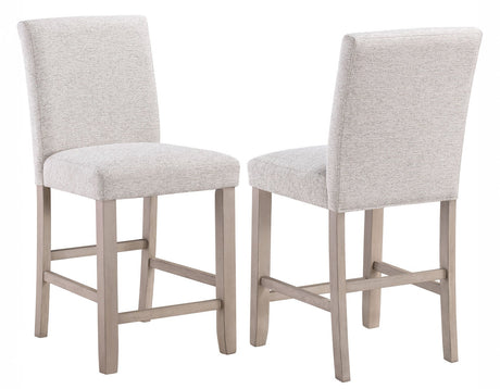 Taylor Tan Faux-Marble Counter Height Dining Set by Steve Silver at Eve Furniture