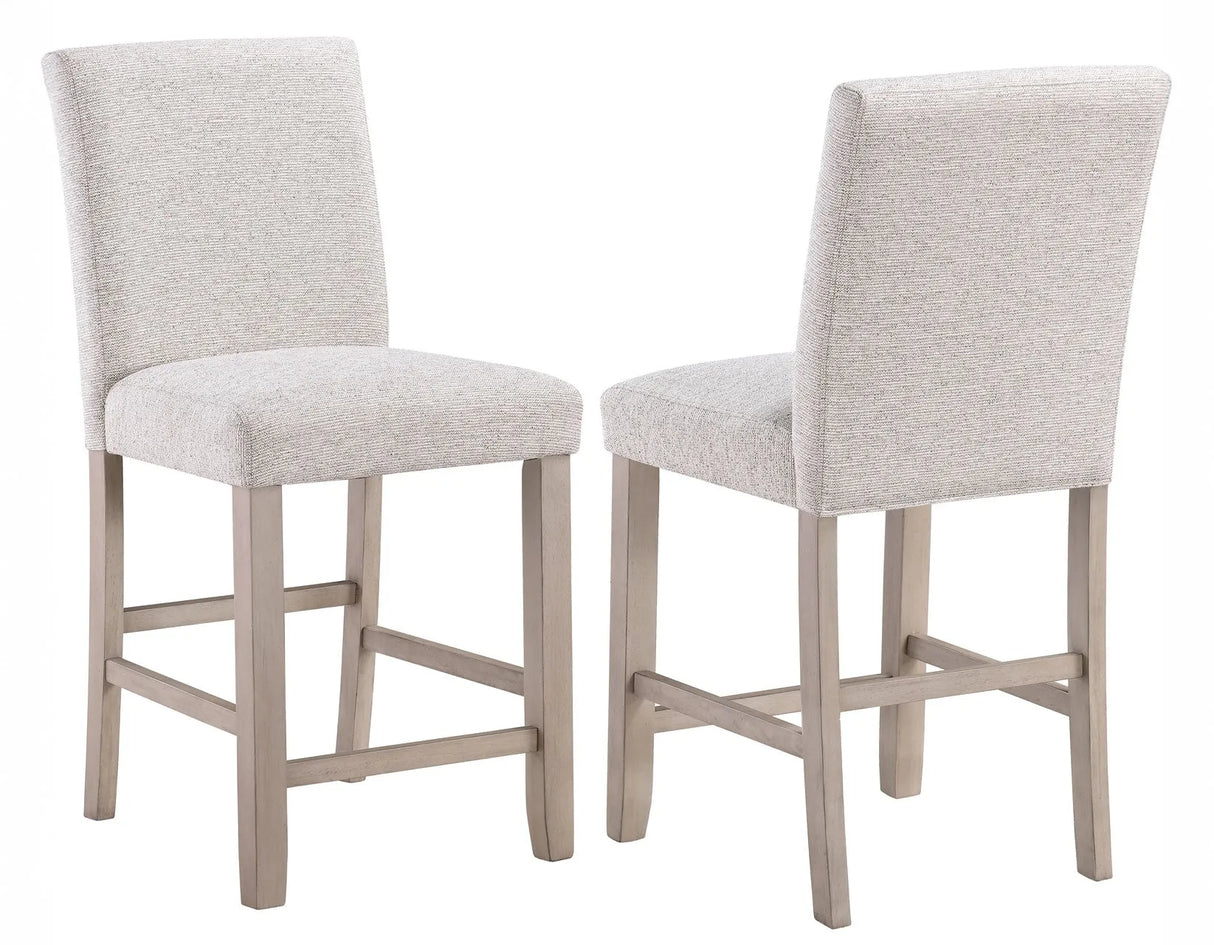 Taylor Tan Faux-Marble Counter Height Dining Set by Steve Silver at Eve Furniture