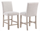 Taylor Tan Faux-Marble Counter Height Dining Set by Steve Silver at Eve Furniture