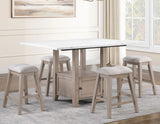 Taylor Tan/Gray 24″ Backless Counter Stool, Set of 2 by Steve Silver at Eve Furniture