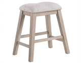 Taylor Tan/Gray 24″ Backless Counter Stool, Set of 2 by Steve Silver at Eve Furniture