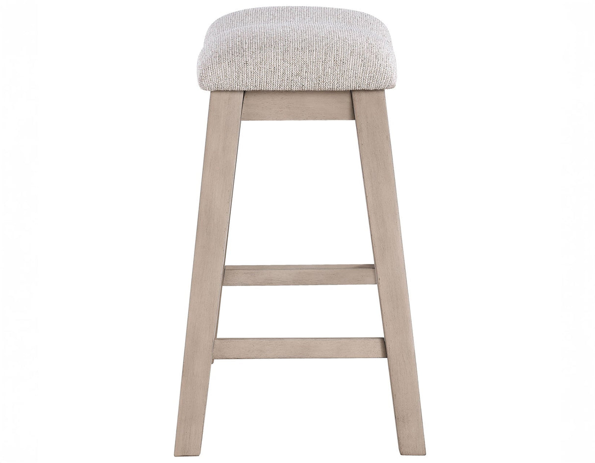 Taylor Tan/Gray 24″ Backless Counter Stool, Set of 2 by Steve Silver at Eve Furniture