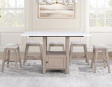 Taylor Tan/Gray 24″ Backless Counter Stool, Set of 2 by Steve Silver at Eve Furniture