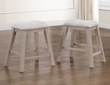 Taylor Tan/Gray 24″ Backless Counter Stool, Set of 2 by Steve Silver at Eve Furniture
