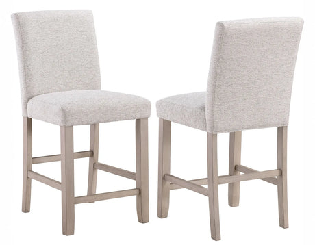 Taylor Tan/Gray 24″ Counter Height Chair by Steve Silver at Eve Furniture