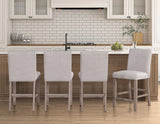 Taylor Tan/Gray 24″ Counter Height Chair by Steve Silver at Eve Furniture