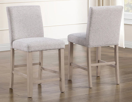 Taylor Tan/Gray 24″ Counter Height Chair by Steve Silver at Eve Furniture