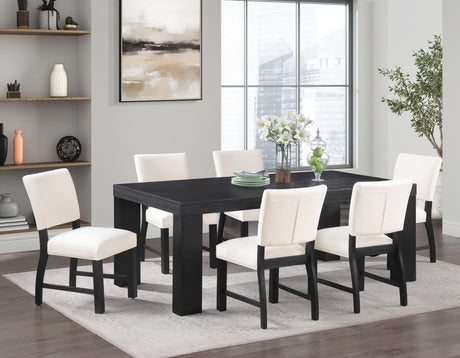 Taylor White Dining Room Set by Cosmos Furniture at Eve Furniture