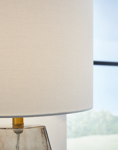 Taylow 2-Piece Table Lamp Set in Gray by Ashley at Eve Furniture