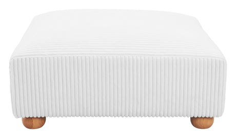 Tayte Ottoman White by Zuomod at Eve Furniture