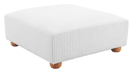 Tayte Ottoman White by Zuomod at Eve Furniture