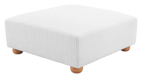 Tayte Ottoman White by Zuomod at Eve Furniture