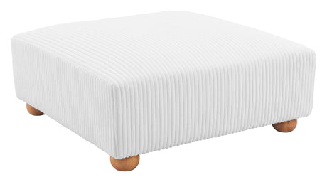 Tayte Ottoman White by Zuomod at Eve Furniture